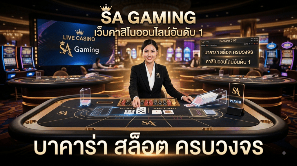 SA1688 Gaming เว็บคาสิโนออนไลน์อันดับ 1 บาคาร่า สล็อต ครบวงจร
