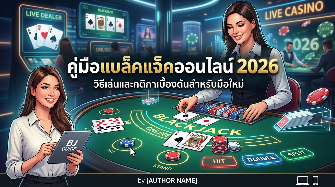คู่มือแบล็คแจ็คออนไลน์-2026-วิธีเล่น