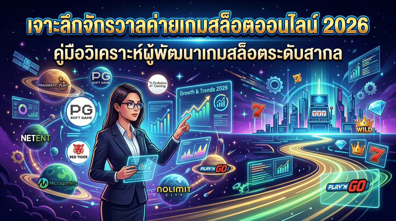 เจาะลึกจักรวาลค่ายเกมสล็อตออนไลน์